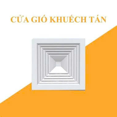 Cửa gió khuếch tán vuông