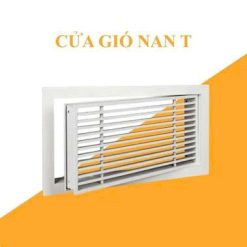 Cửa gió nan T cố định và T tháo lắp
