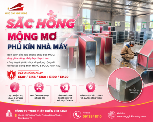 ỐNG GIÓ CHỐNG CHÁY BỌC THẠCH CAO